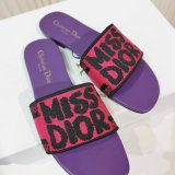 Replica MISS DIOR Flat Slipper DWAY SLIDE