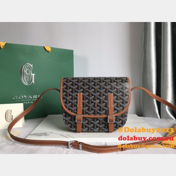 Copy Goyard Chevron Belvedere Duplicate Messenger GY020098 Best Bag