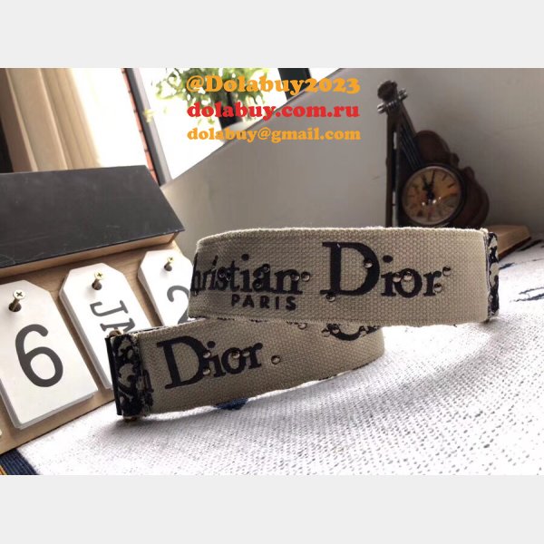 Fashion Christian Dior SHOULDER Embroidery STRAP High Quality bag