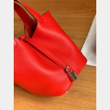 Hermes Knockoff Picotin Mm Clemens Fitting Red Bag