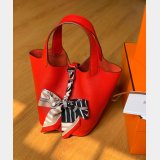 Hermes Knockoff Picotin Mm Clemens Fitting Red Bag