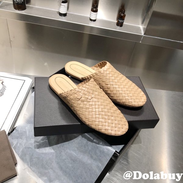 Hottest Bottega Veneta Replica Slippers Camel