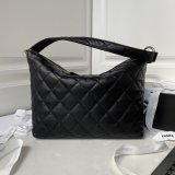 High Quality Hobo AS4347 Fashion Designer Black Handbags