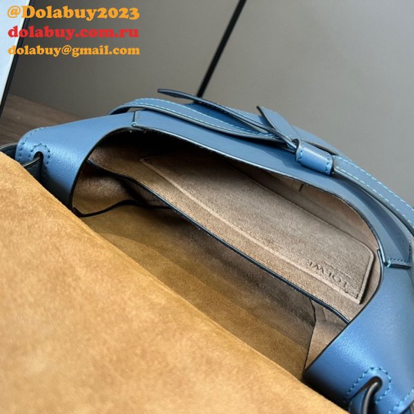 High Quality bag 1:1 Wholesale Mirror LOEWE GATE HADNBAG 25MM