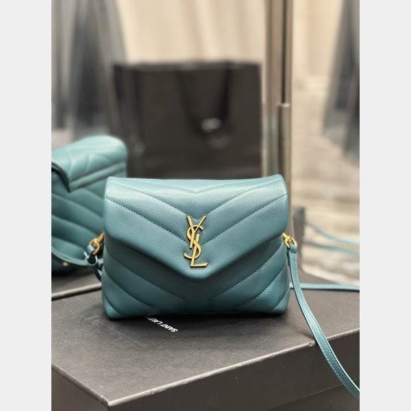 High Quality Designer Loulou Wholesale Saint Laurent Handbags Green Wholesale