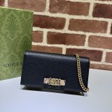 Chain Wallet Gucci Top Quality Interlocking G Python 746056 Bag