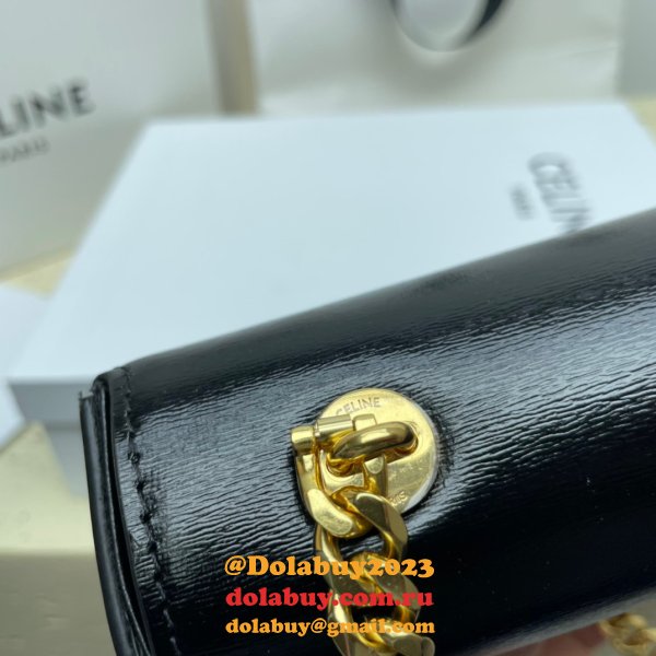 Fake CELINE RIOMPHE 20.5CM chain bag