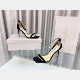 7 Star Jimmy Choo Alva Suede Sandals 1:1 Mirror Heel 8.5 cm Shoes