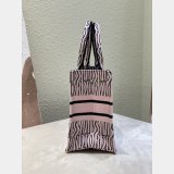 Designer Miss Dior Allover 1:1 Mirror Book Tote pink