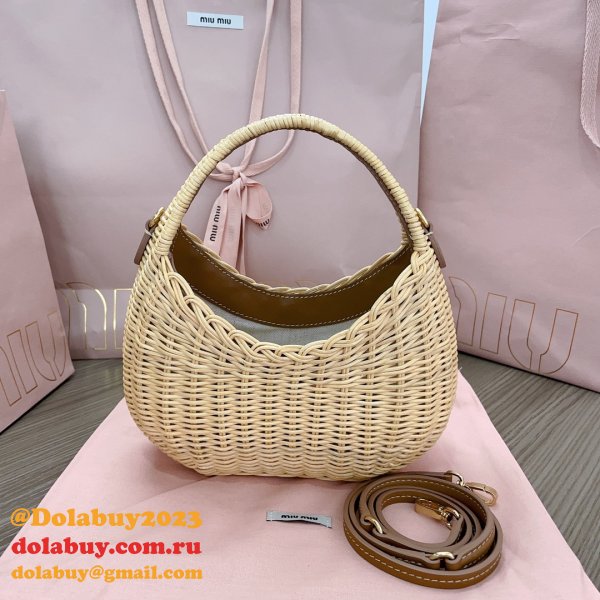 UK miu miu Summer cabbage bag 5BC125