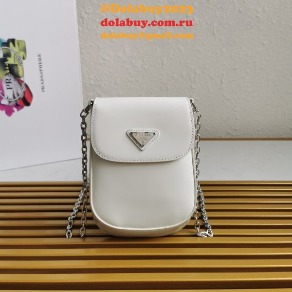 Top Quality Prada Luxury Brushed Leather Designer Bag