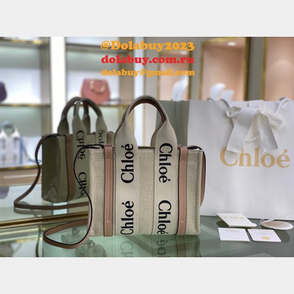 Best Quality Duplicate Chloe 1:1 Tote Woody  Bag  26CM