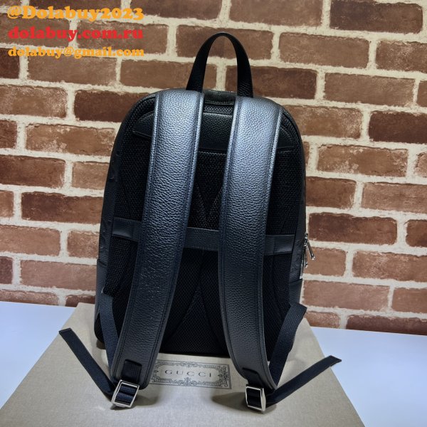 Gucci Black Inspired 766932 Jumbo GG Backpack Fake Best