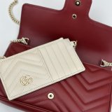 Gucci 1:1 Mirror GG Marmont Mini Crossbody Luxury 751526 Red Bag