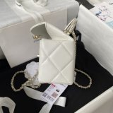 Top Quality UKs Shiny Box Tote 1:1 Mirror AS4469 Bag