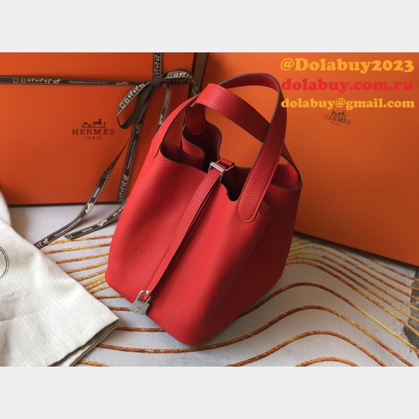 Top 1:1 Mirror Hermes Picotin 1:1 Mirror 18/22CM Handbags Store