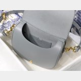 Best 1:1 Mirror Dior Bobby Bag Gray Box Calfskin