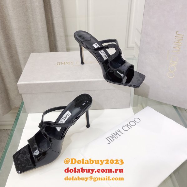 Heel: 8.5 cm Anise 75 Knockoff Sandals Jimmy Choo Shoes