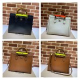 Gucci Best Quality Designer 7 Star Diana medium tote leather bag