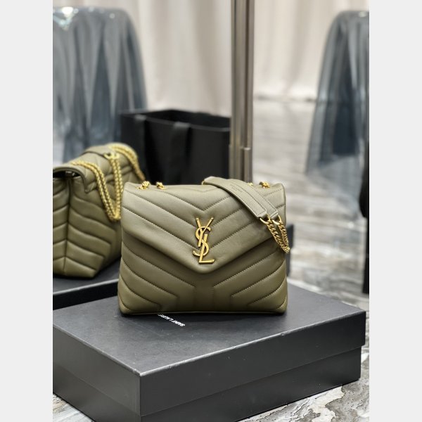 Perfect Perfect YSL LOULOU 494699 SHOULDER BAG 25CM