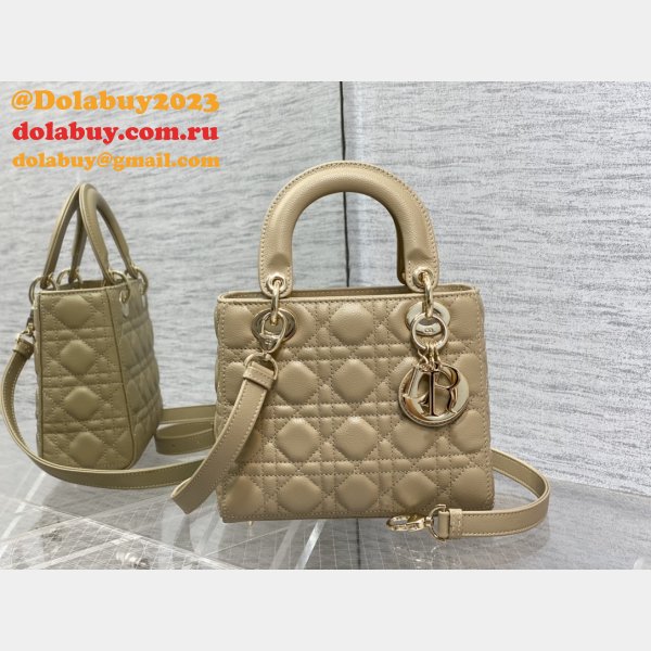 7 Star DIOR lady 17/20/24CM calf togo leather bag