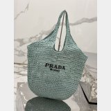 Perfect prada raffia woven tote bag large 1BG424