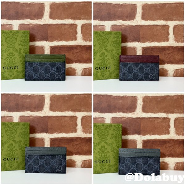 Knockoff Gucci 1:1 Mirror 768248 Card Case Holder Mens