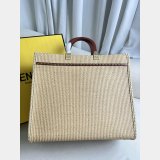 UK Fendi Summer Raffia Shopping Bag Wholesale