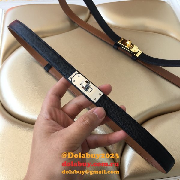 Inspired hottest selling hermes kelly thin belt 17mm