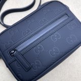 Gucci 1:1 GG Rubber-effect 771321 Shoulder Black Best Bag