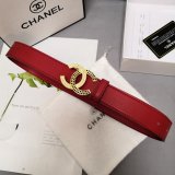 Top Quality Wholesale CC Double C Belt Red Width 3.0cm 1135