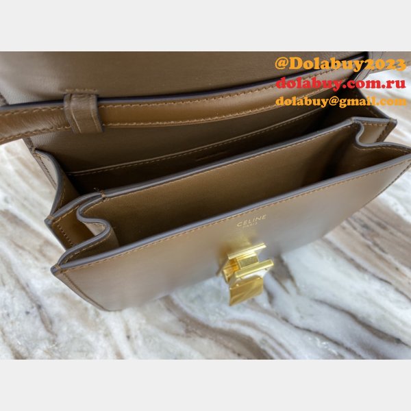 Replica Celine Designer Teen Classic Box Brown Bag