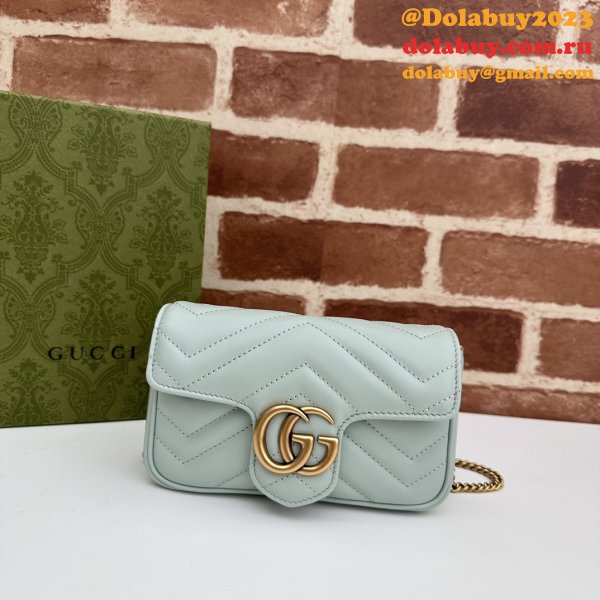 Faux Gucci Matelassé Shoulder GG Marmont Wholesale Top Bag