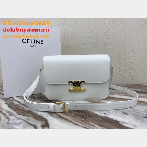 The Best Celine 1:1 Mirror Triomphe Knockoff  22cm Bag