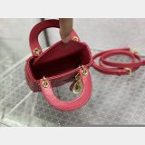 Luxury Fashion Dior Micro Lady 1:1 Mirror 12CM Bag