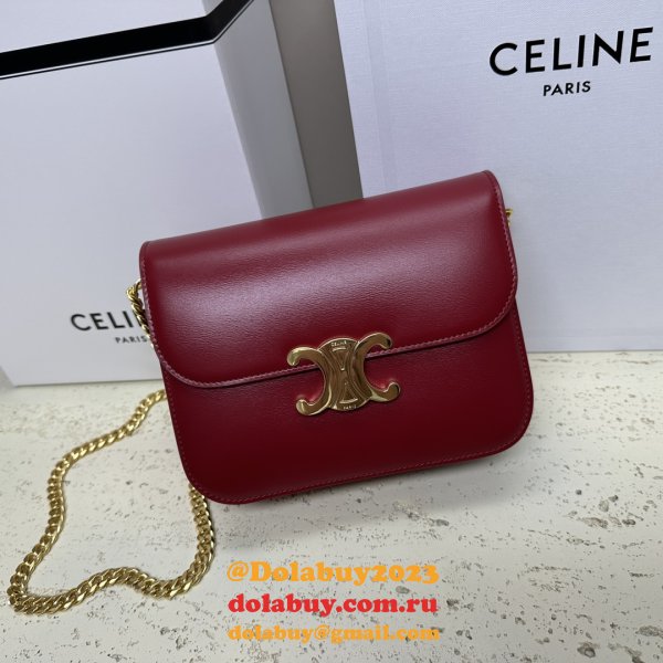 Designer Teen Triomphe Shiny 113583 Amazone Celine High Quality bag Bag