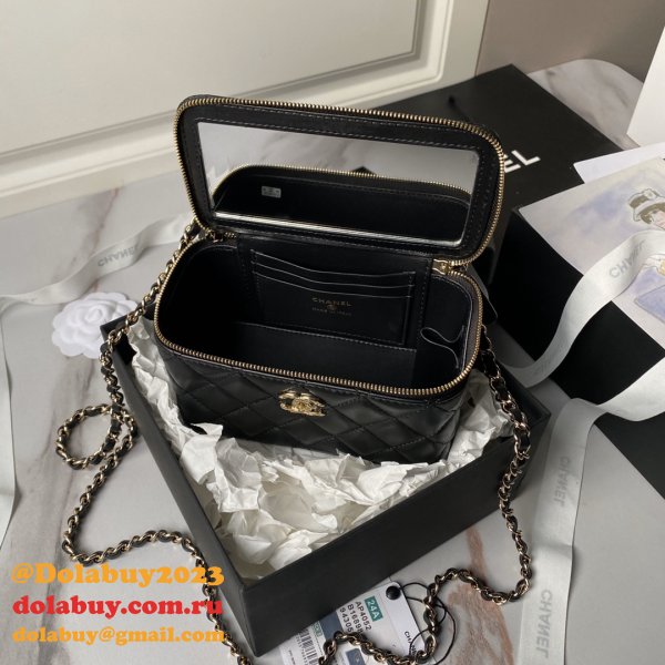 Luxury Cheap Crossbody Shoulder Cosmetic Case Vanity Box Tote AP4052 Bags