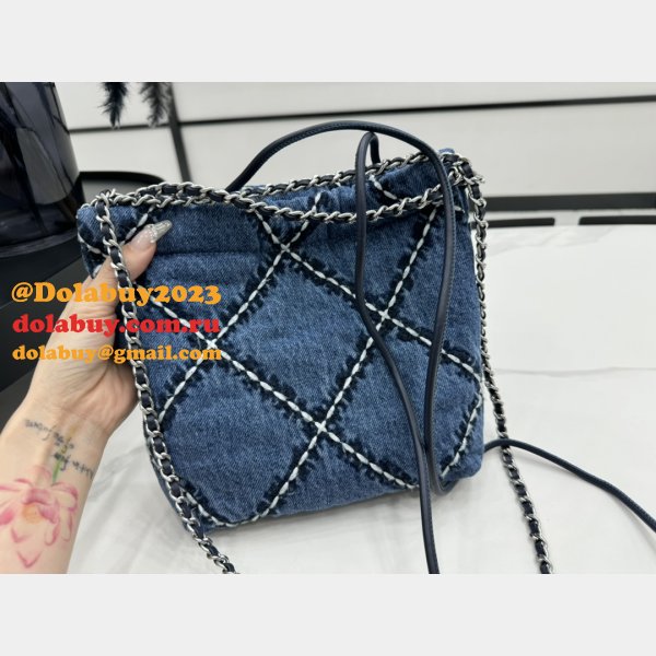 Wholesale CHANEL 22 denim bag AS3260