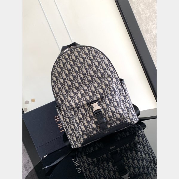 Christian Dior Designer Oblique Backpack 8012 1:1 Mirror Store