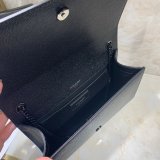 Duplicate SAINT LAURENT KATE BAG 5868006 BLACK ON BLACK