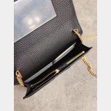 TOP LUXURY GUCCI High Quality bagS 497985 MARMONT LEATHER MINI CHAIN WALLETS BAG