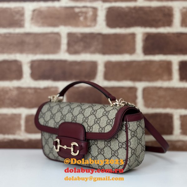 Designer Gucci Horsebit Duplicate Shoulder 815206 1:1 Mirror Bag