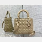 7 Star DIOR lady 17/20/24CM calf togo leather bag