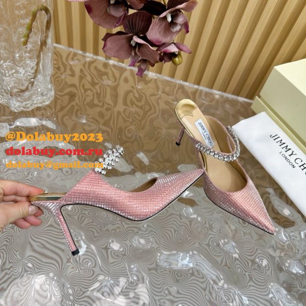 High Quality Jimmy Choo High Heel Mules 6.5/8.5/10CM AAA+