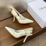 Designer dior Macrame J'ADIOR PUMP SANDALS