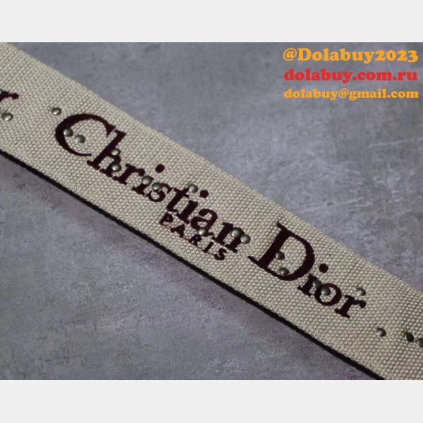 Fashion Christian Dior SHOULDER Embroidery STRAP High Quality bag