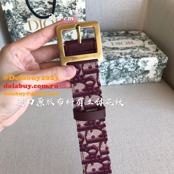 Christian Dior Perfect Belts 3.4cm Accessories Belts