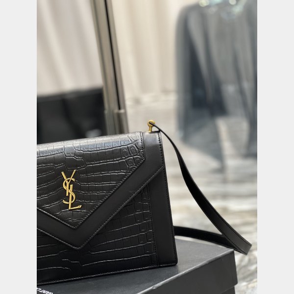 YSL AAA+ Knockoff 668863 Gaby Satchel Quilted Shoulder Black Bag