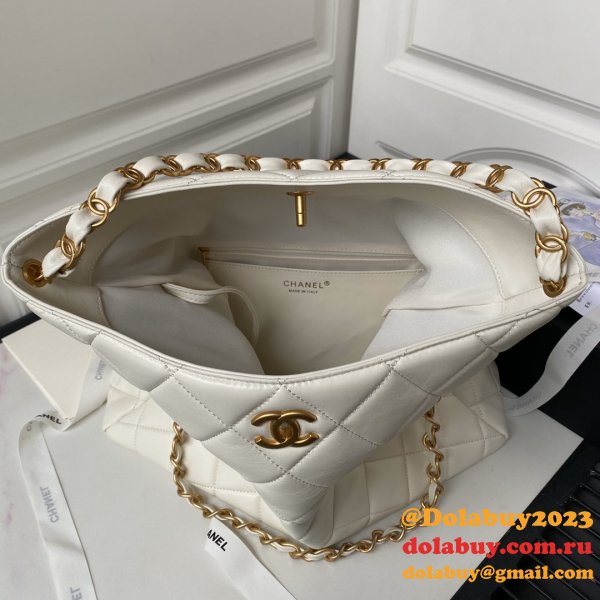 Designer Luxury AS4777 Hobo Knockoff Black/White Bags