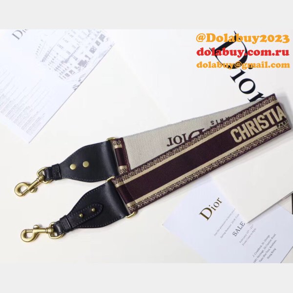 Fashion Christian Dior SHOULDER Embroidery High Quality STRAP